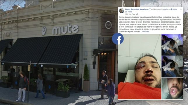 ?me habian dicho que no vaya?, el relato del joven agredido por patovicas en mute
