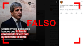 es falso que el gobierno instalo un nuevo corralito: no hay restricciones para que las personas retiren su dinero de los bancos es falso que el gobierno instalo un nuevo corralito: no hay restricciones para que las personas retiren su dinero de los bancos