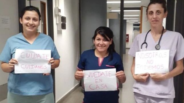 la lucha contra el coronavirus, segun una enfermera platense: nos preparamos para lo peor