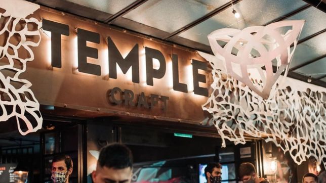 temple bar celebra 2 anos en la plata con promos, take away plus y un gran sorteo
