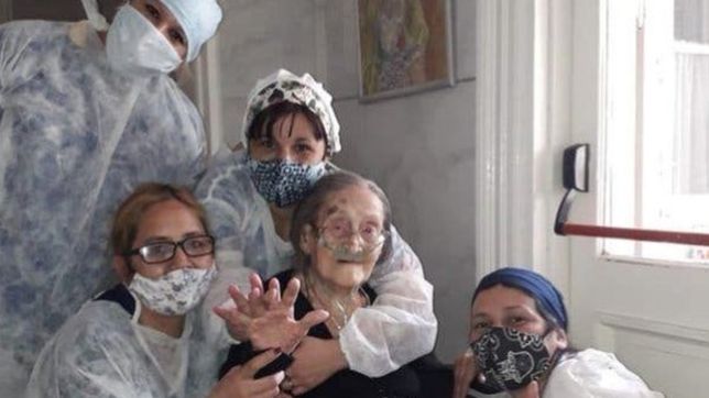 una abuela de casi 110 anos logro vencer al coronavirus