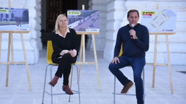 las veredas de la plata estan en obra: asi presento garro el plan para los vecinos