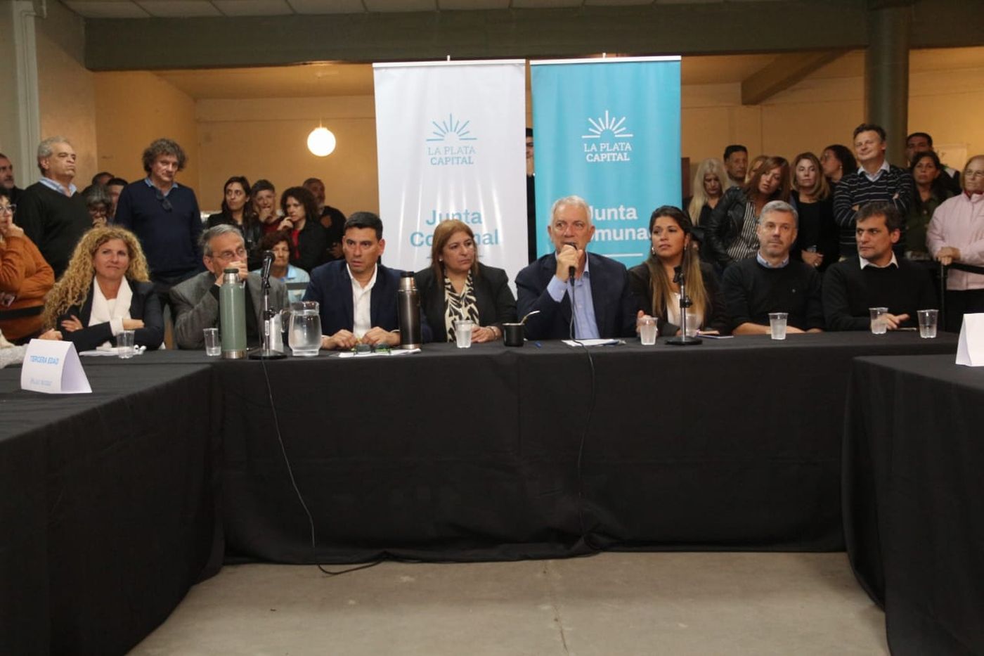 El intendente Julio Alak durante la presentaci&oacute;n de la Junta Comunal de Hern&aacute;ndez