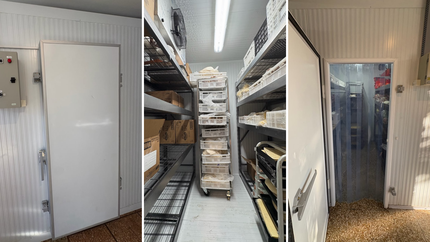 Una cafetería ofrece su cámara refrigeradora por el apagón y los vecinos la llenaron de comida