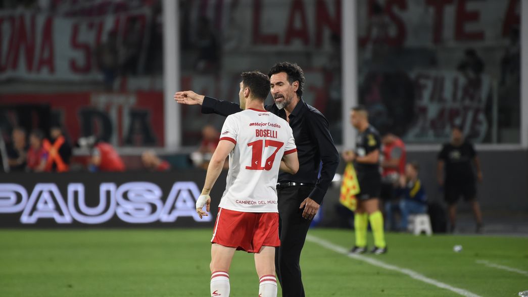 Eduardo Domínguez y la paternidad con Boca siendo técnico de Estudiantes