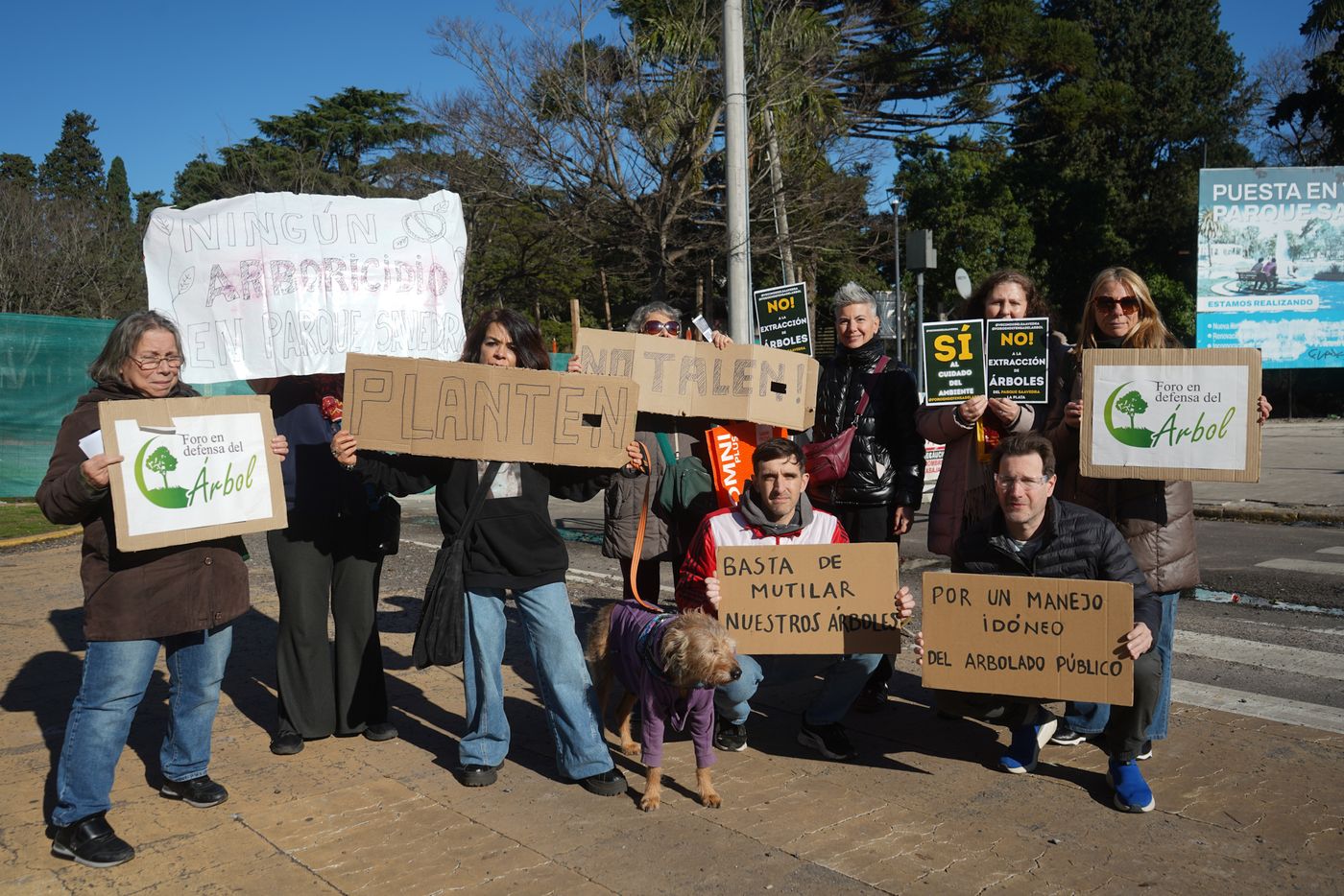 Varios vecinos se oponen a la ampliaci&oacute;n del Parque Saavedra