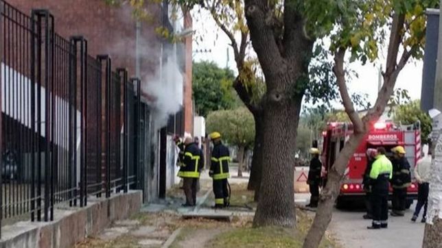 exploto un transformador electrico y debieron evacuar una escuela de la unlp