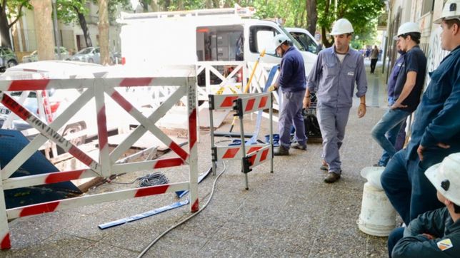 por obras de edelap, habra cortes en algunas zonas del centro platense