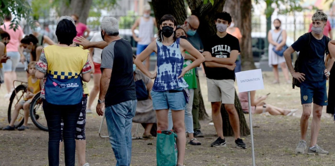 Hisopados en Parque Saavedra