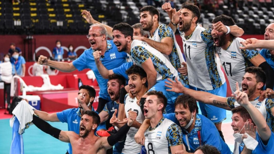 El vóley argentino hizo historia y es bronce en Tokio