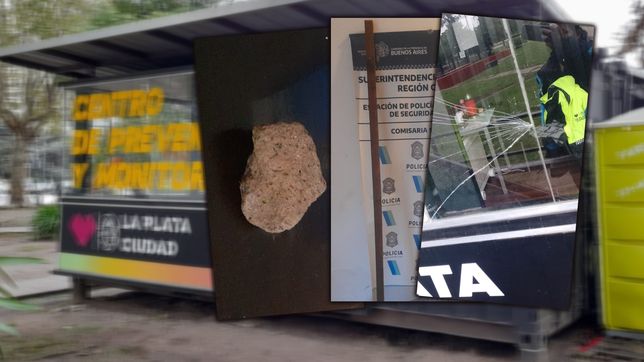 atacaron a plazos y piedrazos la garita de seguridad de plaza moreno