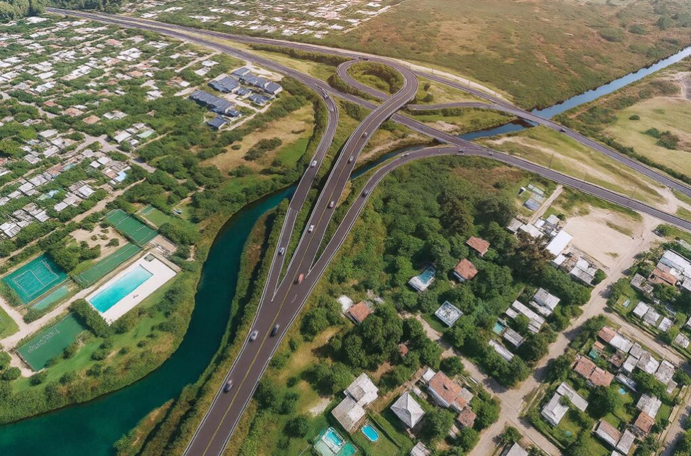 Bajada de la autopista en City Bell (4)