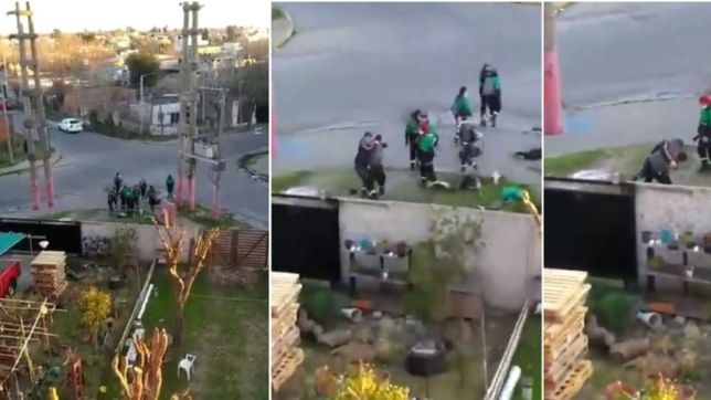 video: dos cooperativistas se agarraron a pinas en plena calle en ensenada