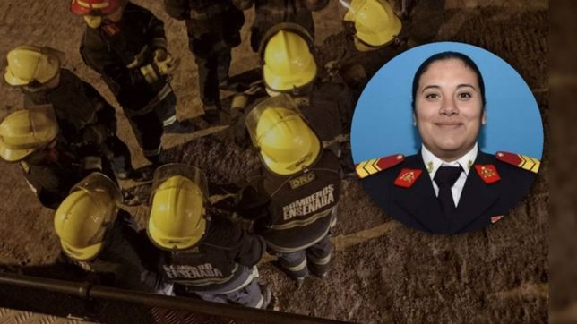 mensajes de dolor en el cuartel por la muerte de la bombera de ensenada