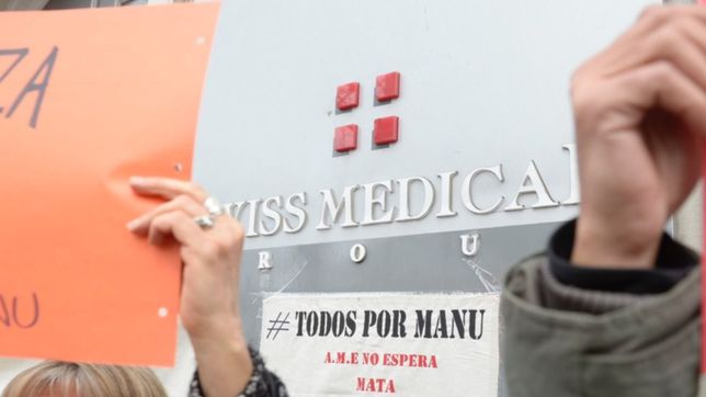 swiss medical se desligo y ase se va a hacer cargo del tratamiento, dijo el papa de manu
