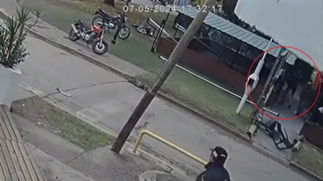 tras el ataque a tiros en una gomeria, asi se vivieron los incidentes en la parrilla de 32 y 120