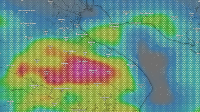 la plata en alerta amarillo por las lluvias y tormentas que llegan a la region