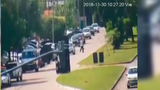 video: temblo la plata y una camara de seguridad filmo el momento exacto del sismo