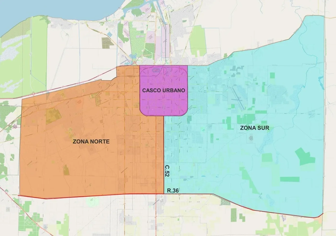 El mapa de la zonas de La Plata que serán intervenidas