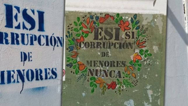 intervinieron las pintadas en las escuelas de la plata para reivindicar la esi