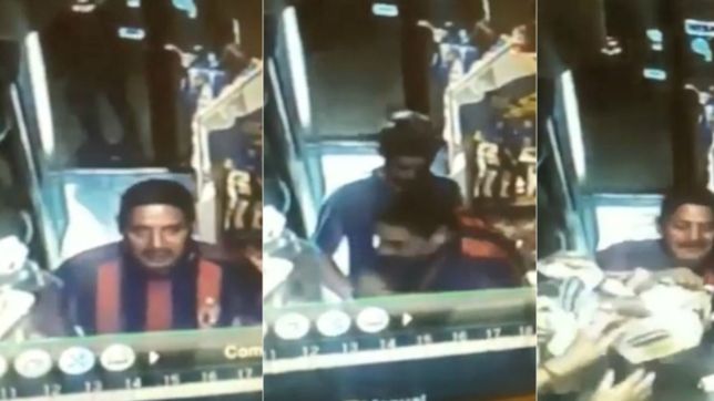 video: asi fue el violento robo de dos motochorros en un kiosco de la ciudad