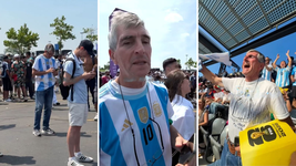 un hincha de gimnasia entro a la final del mundial 2026 gracias a un influencer, estallo en llanto y es viral