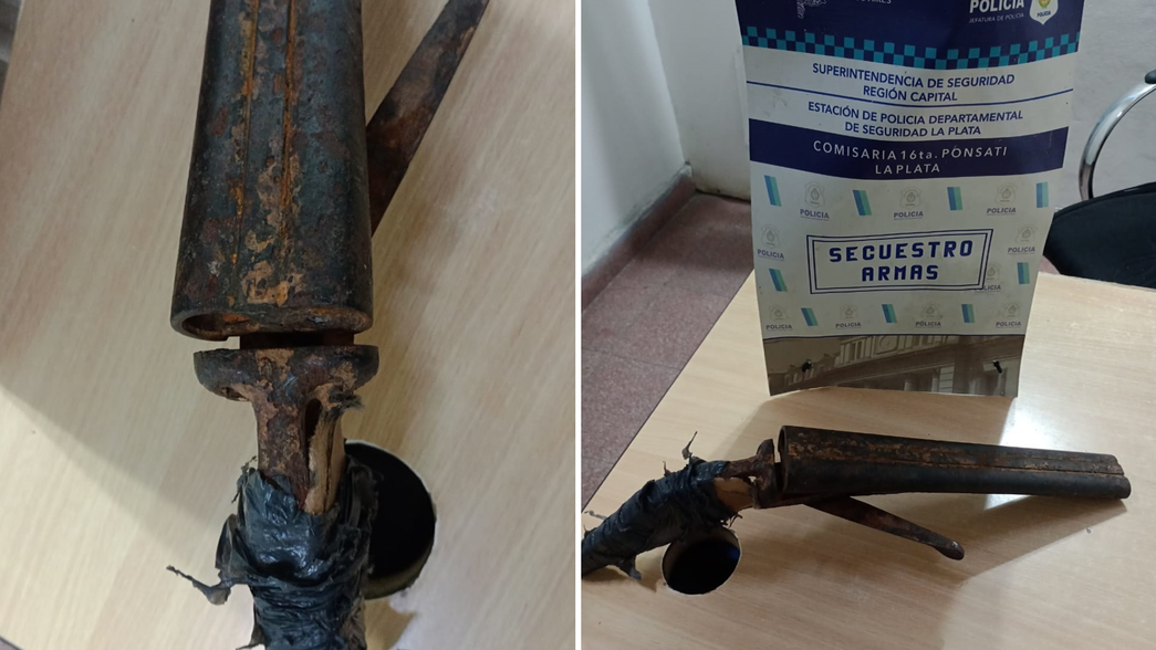 Un nene de 12 años amenazó a los vecinos de un barrio de La Plata con un pistolón casero