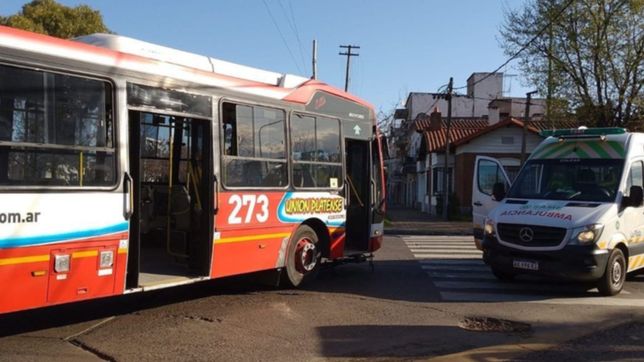 un jubilado de 72 anos resulto herido tras ser atropellado por un micro 273 en la plata