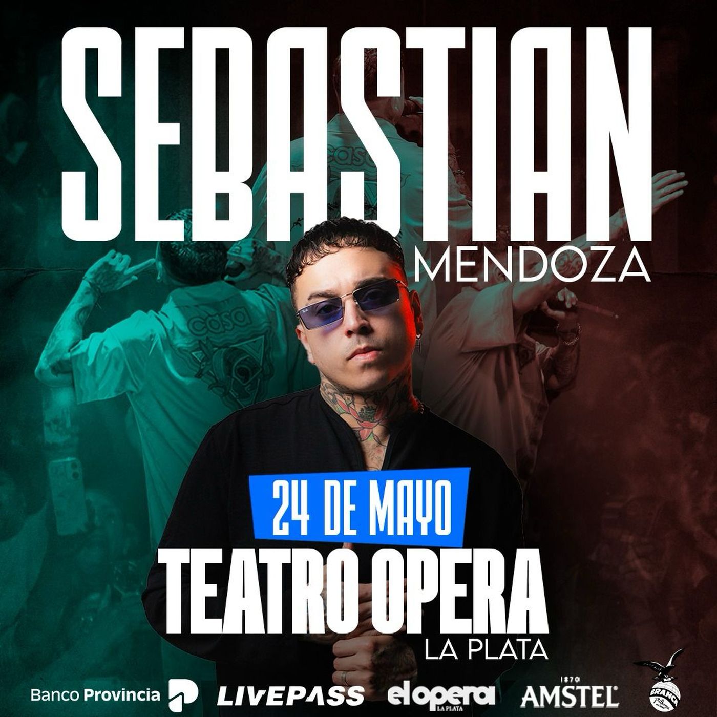 Sebasti&aacute;n Mendoza se presentar&aacute; en el Teatro &Oacute;pera de La Plata este s&aacute;bado 24 de mayo