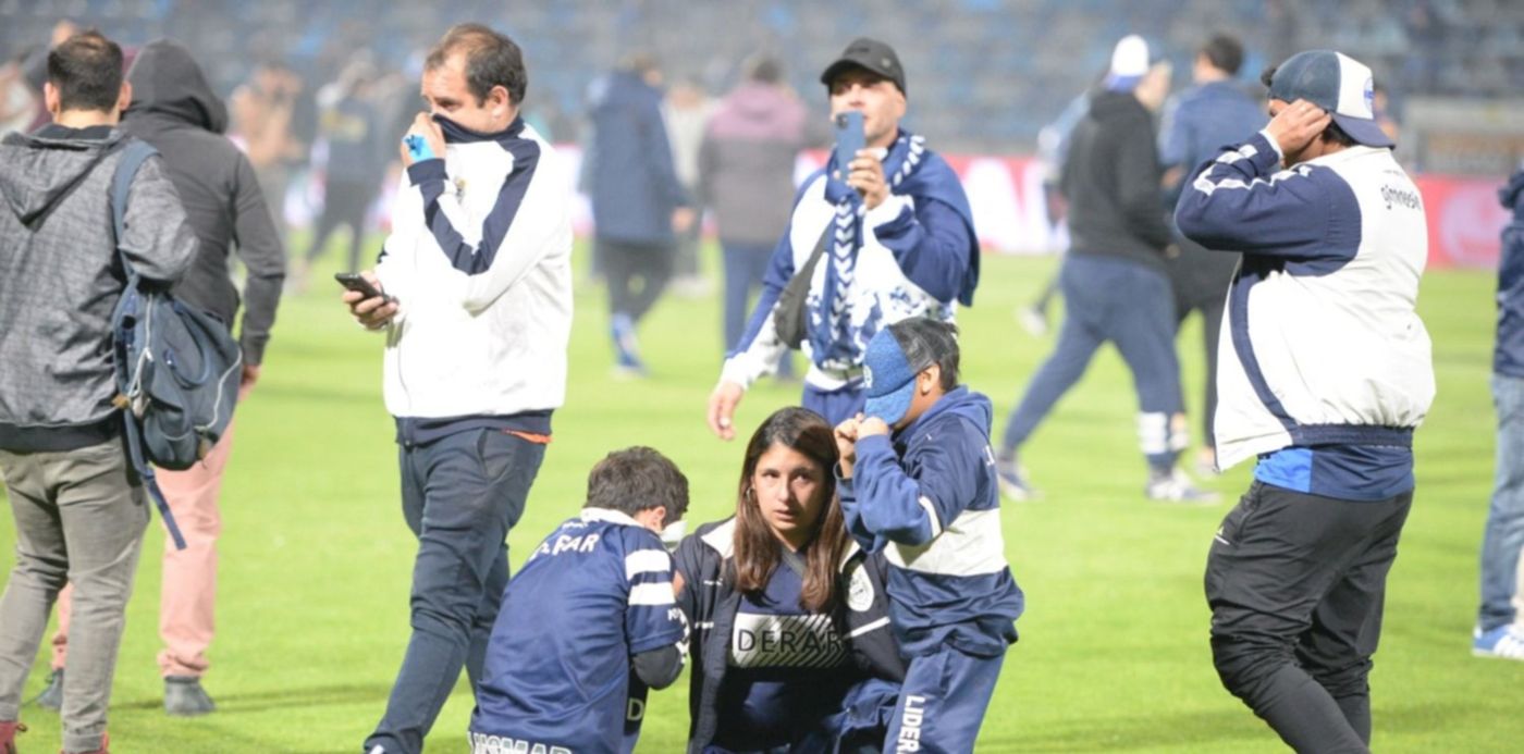 Incidentes Gimnasia vs Boca