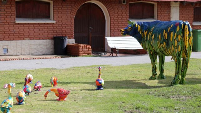 sin animales y con obras de arte, preparan la reapertura de la renovada granja de la repu