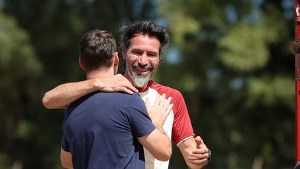 El asado que Eduardo Domínguez compartió con dos ídolos y campeones de Estudiantes