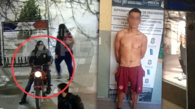 cayo el peladito, un peligroso ladron que a los tiros habia robado en mateu sports