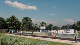 las tremendas imagenes de como quedara la nueva pileta en estancia chica las tremendas imagenes de como quedara la nueva pileta en estancia chica