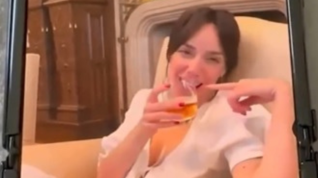 aparecio un nuevo video de tamara pettinato hablandole a alberto fernandez desde el sillon de rivadavia