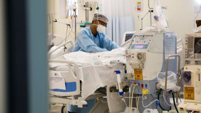 por primera vez en mas de un ano hay menos de mil internados en terapia intensiva