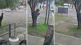 asi fue el choque que termino con una camioneta volcada en villa elisa asi fue el choque que termino con una camioneta volcada en villa elisa