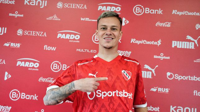 abaldo fue presentado como nuevo jugador de independiente