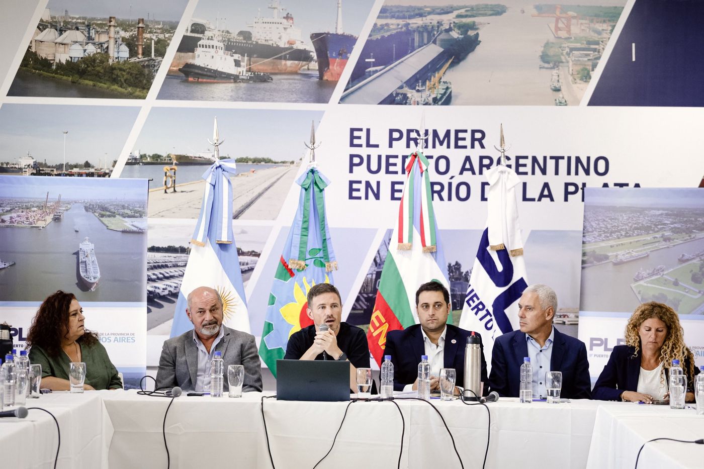 El acto de presentación del Plan Quinquenal 2025–2029 para el Puerto La Plata