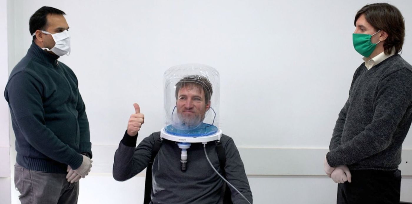 Casco ventilación- COVID