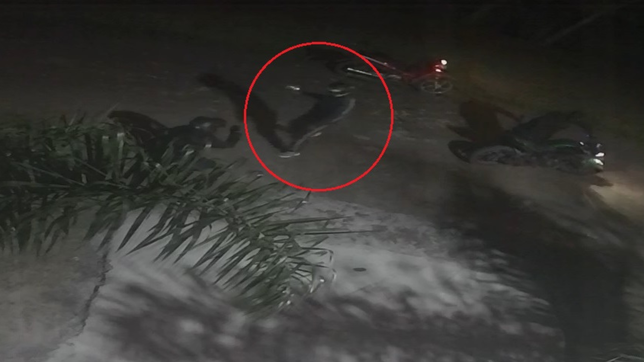 video: disparos y forcejeos en la plata durante un brutal robo a un repartidor