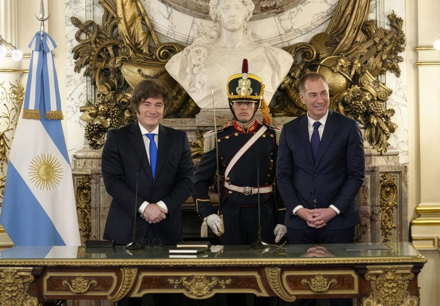 Javier Milei Diego Santilli