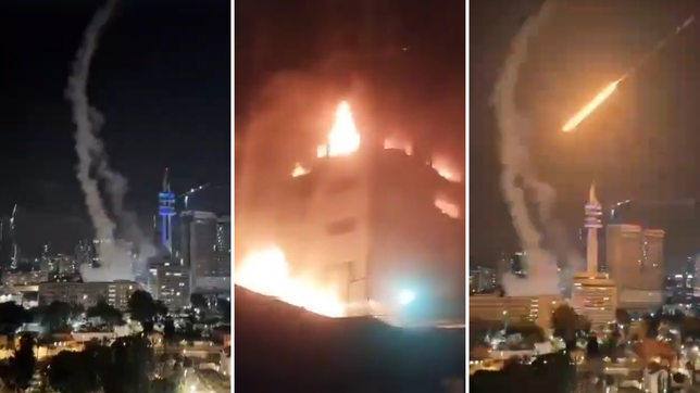 todos los videos de los bombardeos entre israel e iran