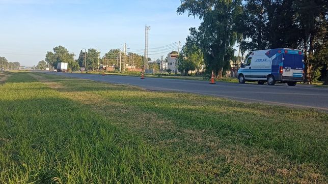 un joven murio atropellado por un camion en la ruta 2 a la altura de abasto