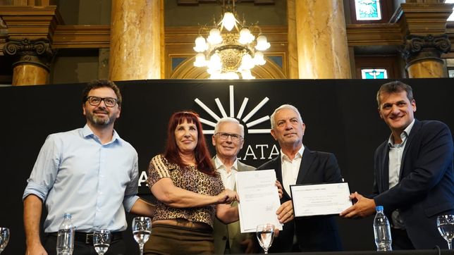 distinguieron a estela de carlotto y baltasar garzon en una jornada por la memoria