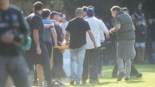 susto en un partido de rugby en la plata cuando cedio una tribuna repleta de hinchas