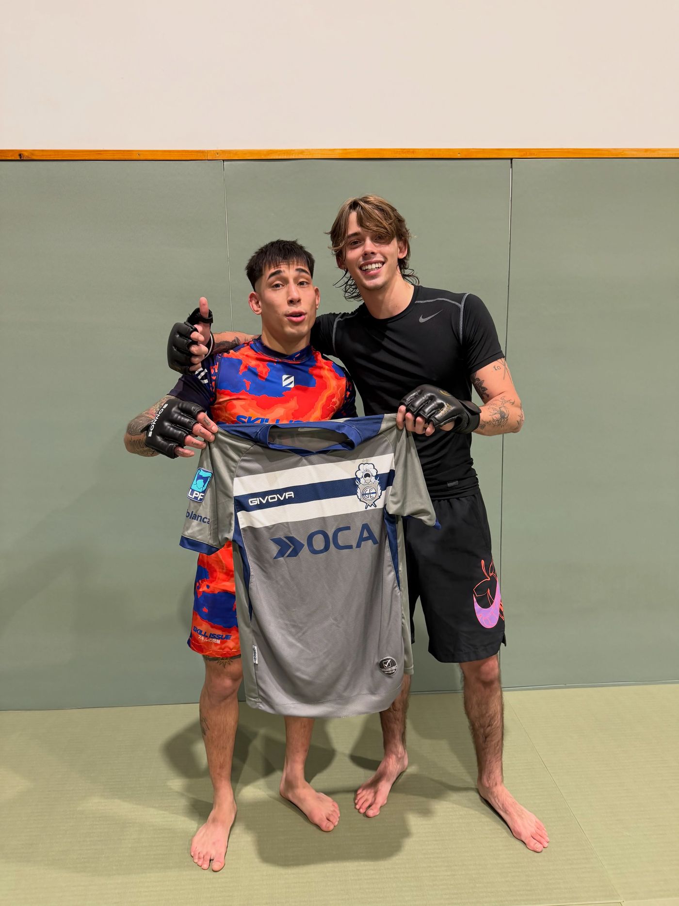 Felipe Fort con la de Gimnasia.