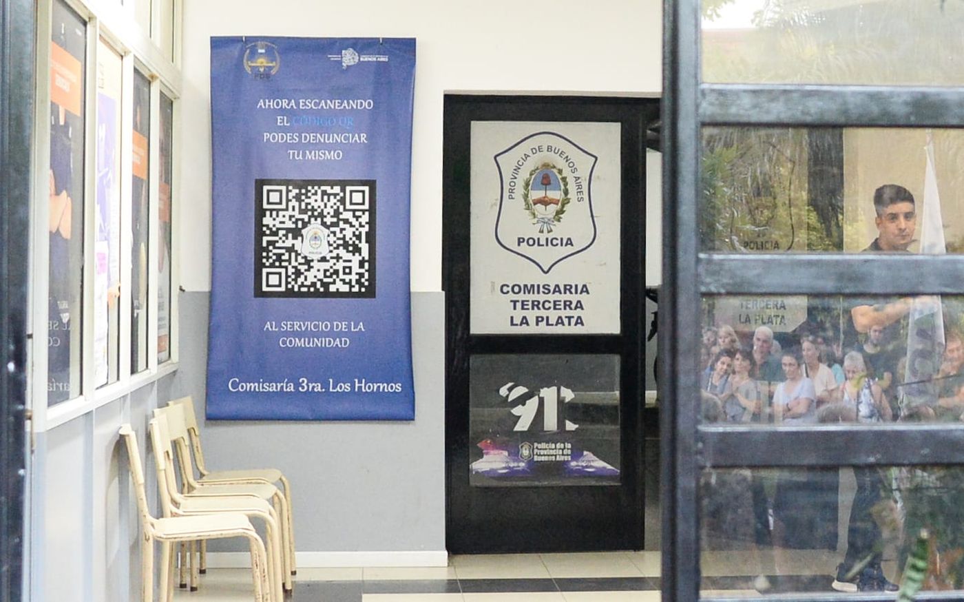 Protesta de vecinos de Los Hornos por la inseguridad (5).jpeg