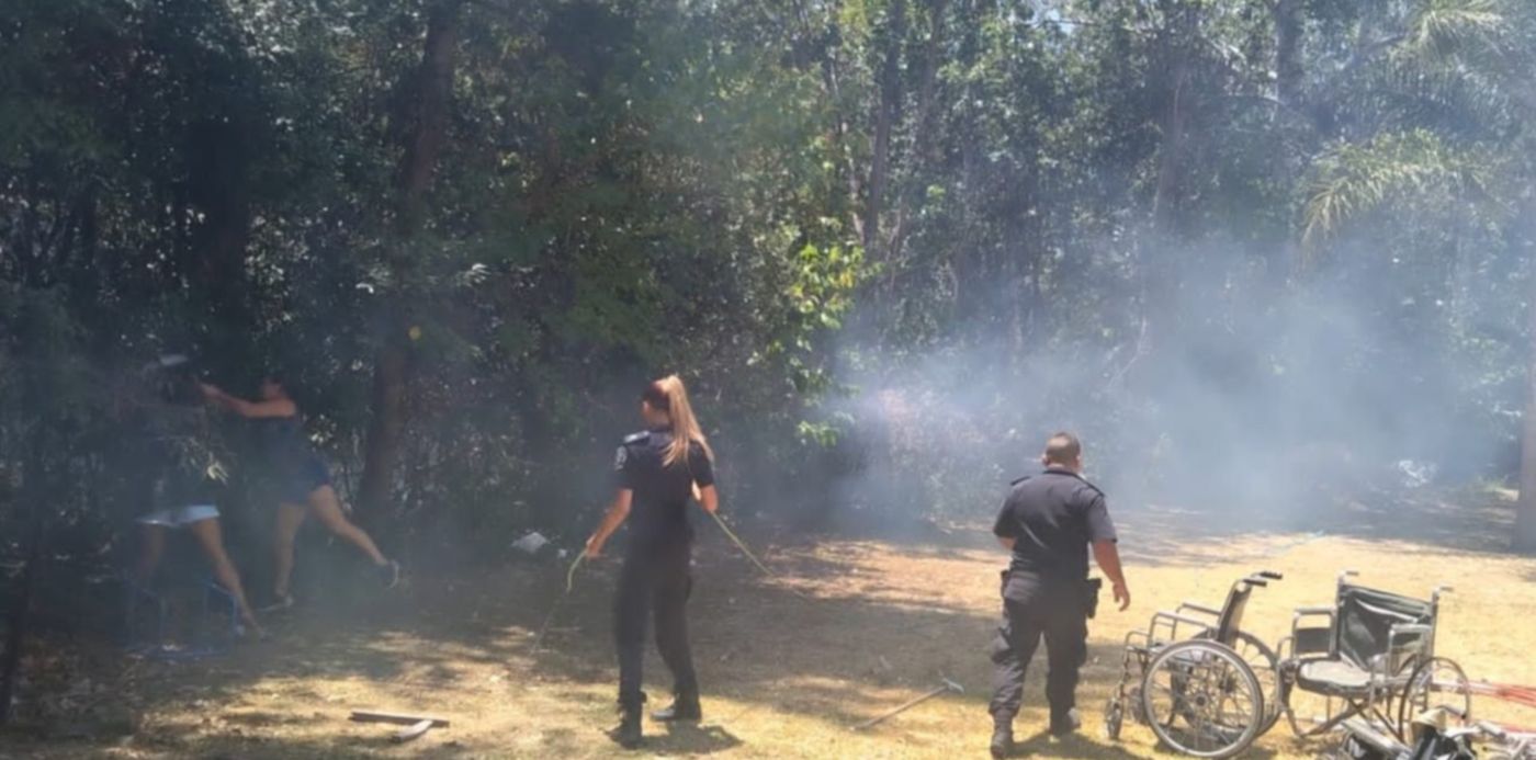 Incendio golf de Estudiantes