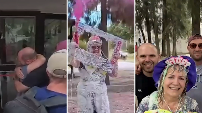 una mujer de 64 anos se graduo en la unlp y tuvo una emotiva recibida junto a toda su familia